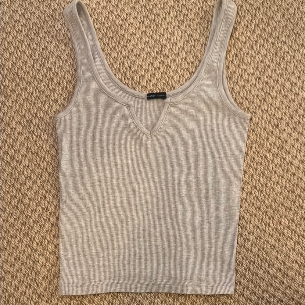 Brandy Melville Gray Tank Top